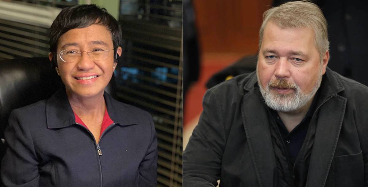 Premio Nobel de la Paz para Maria Ressa y Dimitri Muratov, periodistas independientes