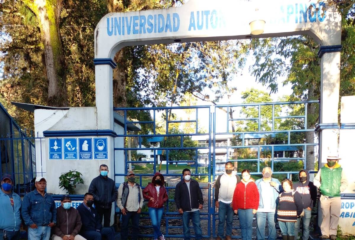 De nuestro inbox: Administrativos del STUACH se manifiestan en Chapingo y todo el país