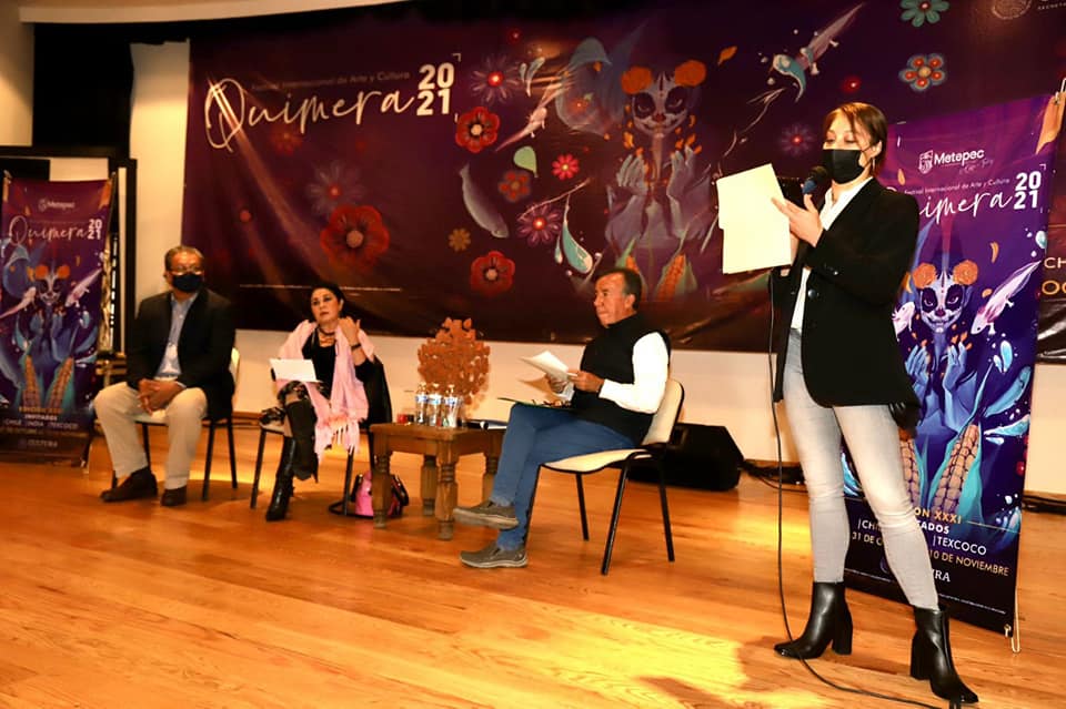 Clausura del Festival Quimera en el centro del Pueblo Mágico