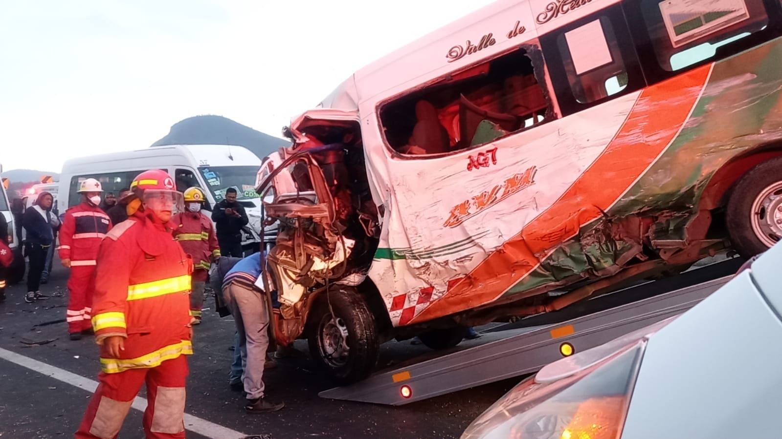 accidente sobre la México-Cuautla