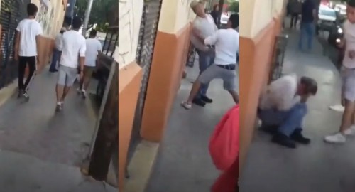 Video: Adolescentes golpean a ancianito y lo presumen en redes sociales