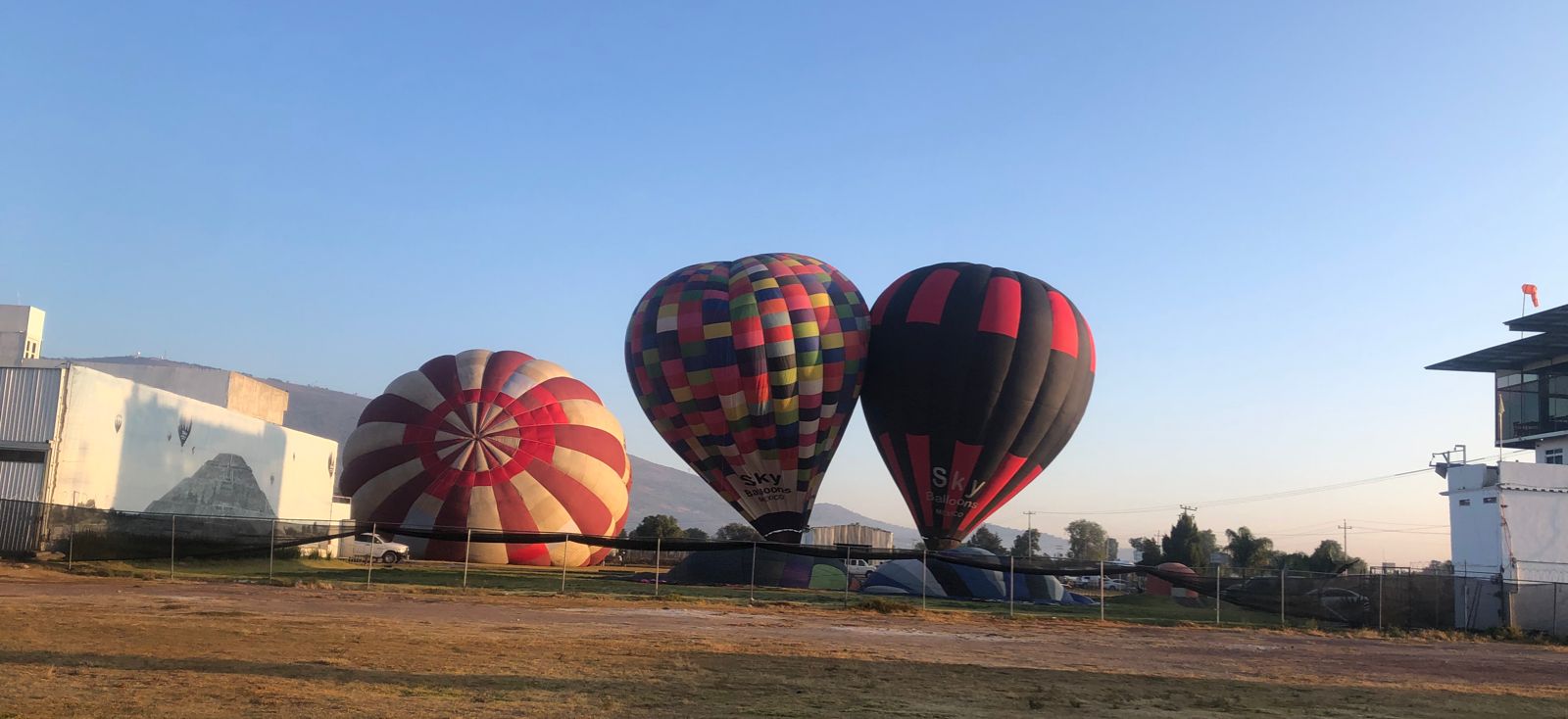 globos autorizados a volar en Teotihuacán