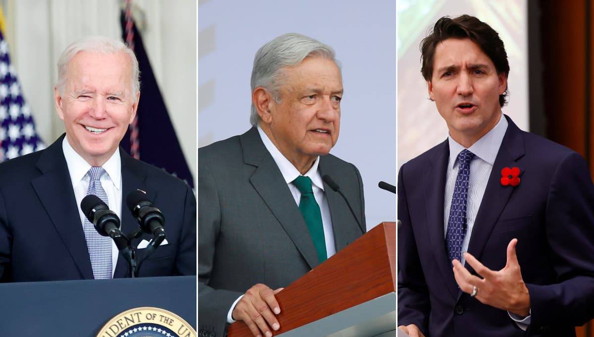 Biden se reunirá el 15 de noviembre con López Obrador y Trudeau