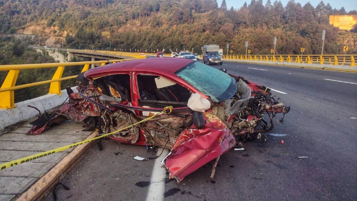 Fatal accidente en la México-Toluca