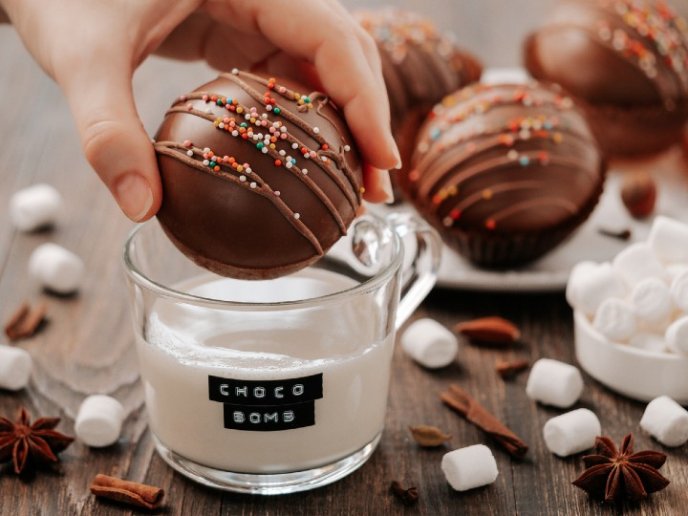 Realiza tus propias Bombas de Chocolate con Bombones