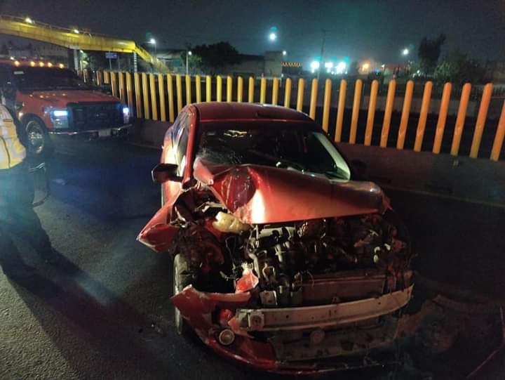 Se registran tres accidentes esta madrugada en la autopista México Puebla