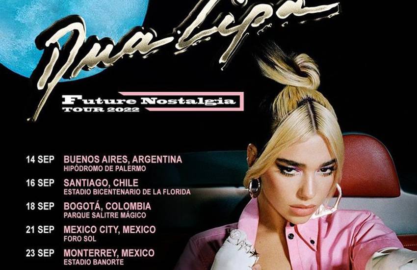 Dua Lipa presentará su #FutureNostalgia el próximo año en el Foro Sol