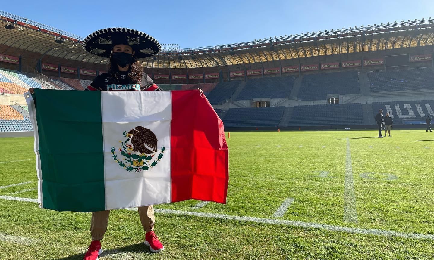 Traen chicas, segundo lugar del mundial femenil de Flag Football