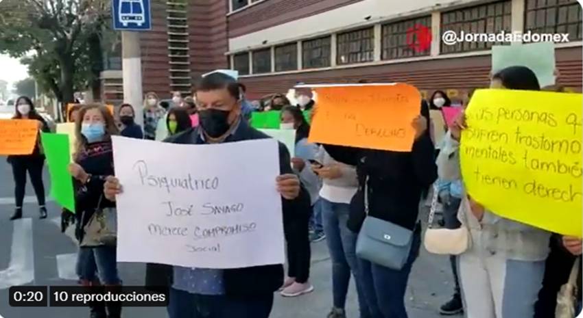 manifestación en Toluca