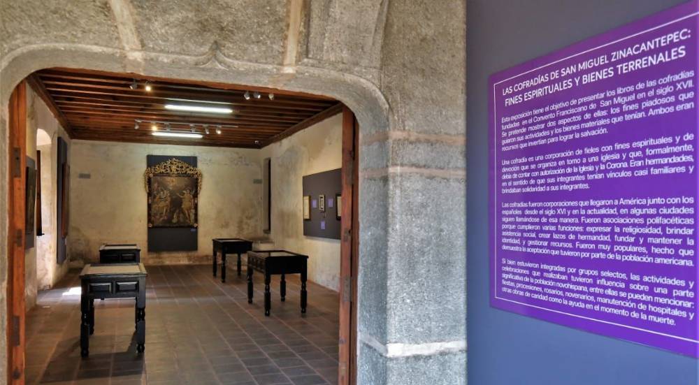 Museo Virreinal de Zinacantepec expone “Cofradías, fines espirituales y bienes terrenales”