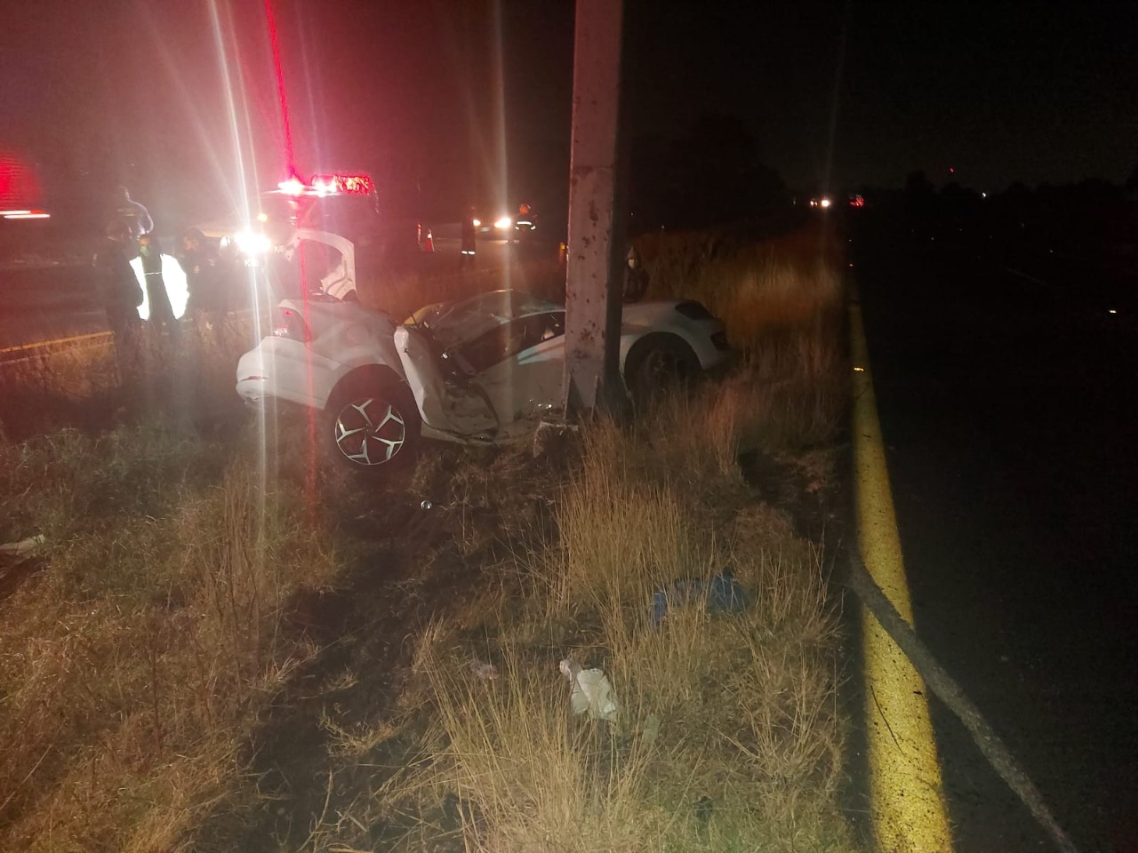 accidente sobre la autopista México-Pirámides