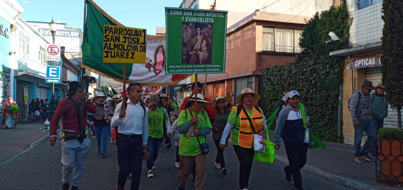 peregrinación anual a la Basílica de Guadalupe