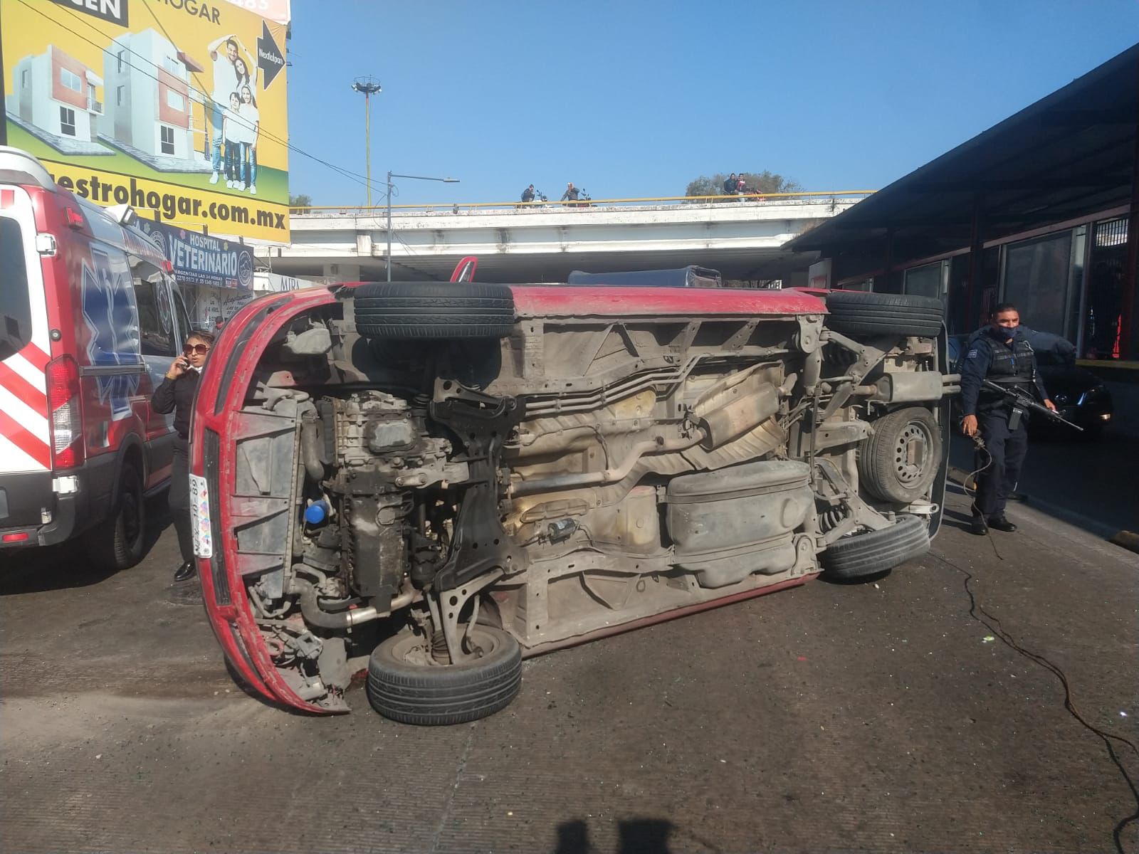 Video: Aparatoso accidente genera caos en la López Portillo, en Ecatepec