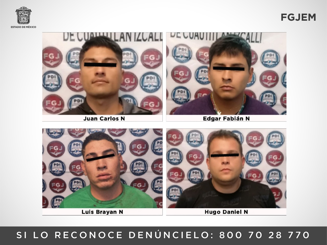 Detienen a cuatro probables integrantes del CJNG