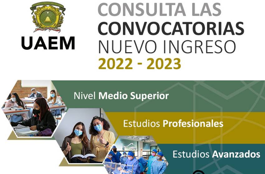 Preinscripciones a UAEMEX para ingreso al ciclo escolar 2022-2023