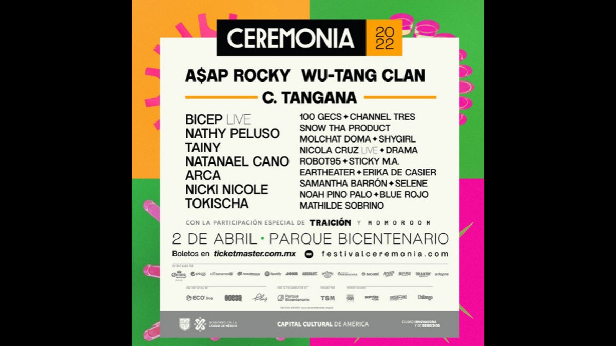 Te decimos los horarios del Festival Ceremonia ¡Chécalos aquí!