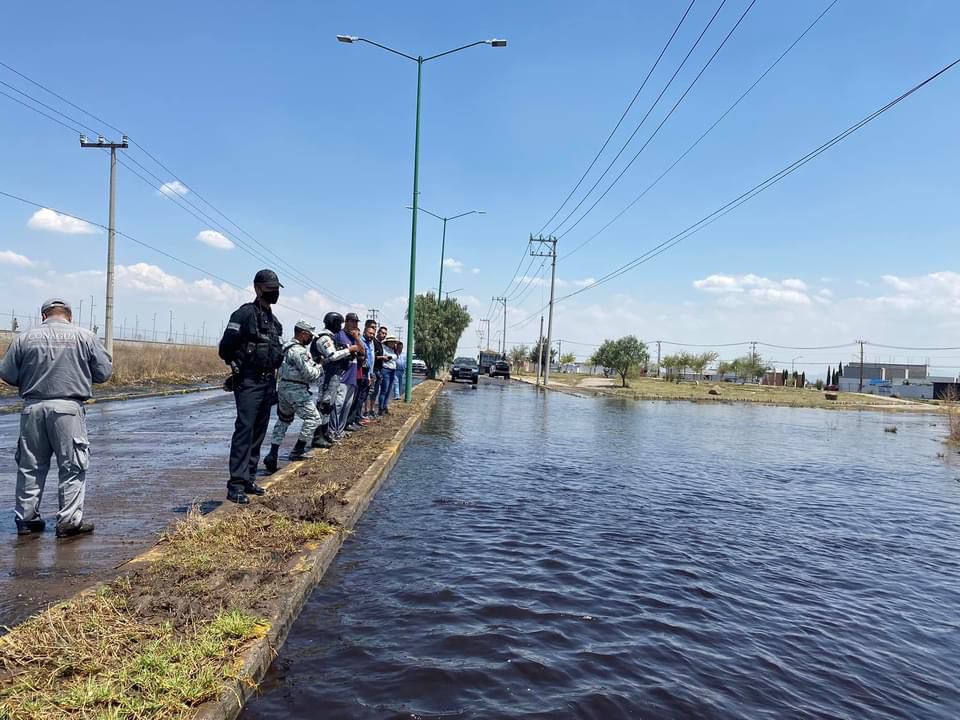 Por fracturas en la red hidráulica Nextlalpan y Tultepec se quedan sin agua