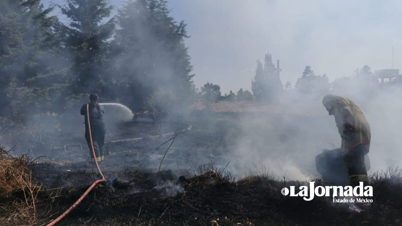 Atiende PC en Amecameca al menos un incendio cada tercer día