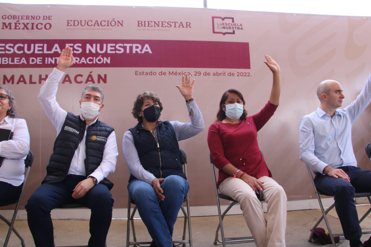 Delfina Gómez pone en marcha programa “La escuela es nuestra”