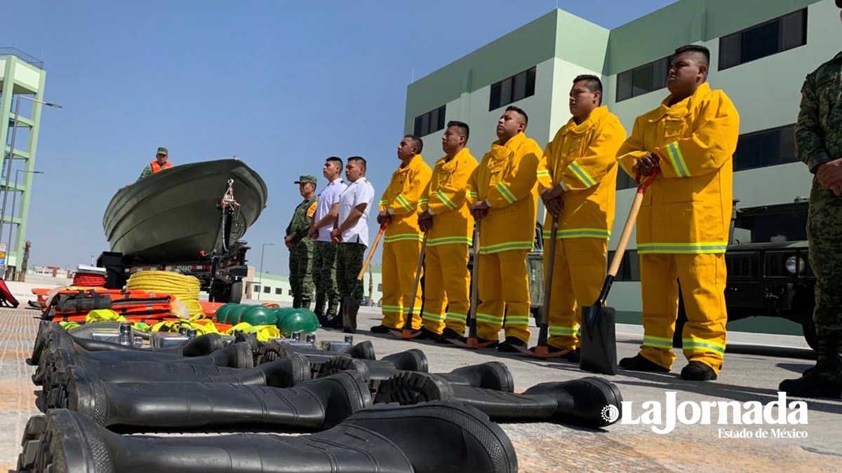 Militares del Valle de México en alerta por temporada de lluvias