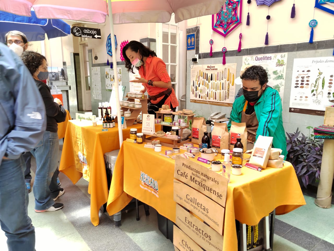 Fomenta Mercado de la Tierra comida orgánica y la autosustentabilidad