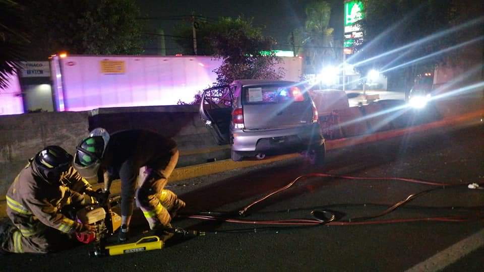 carambola de vehículos en Tlalnepantla