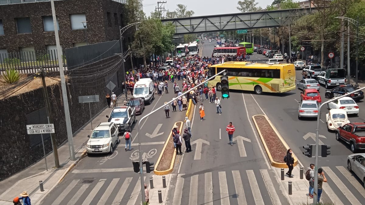 Asfixian los vecinos de Temoaya vías de CDMX