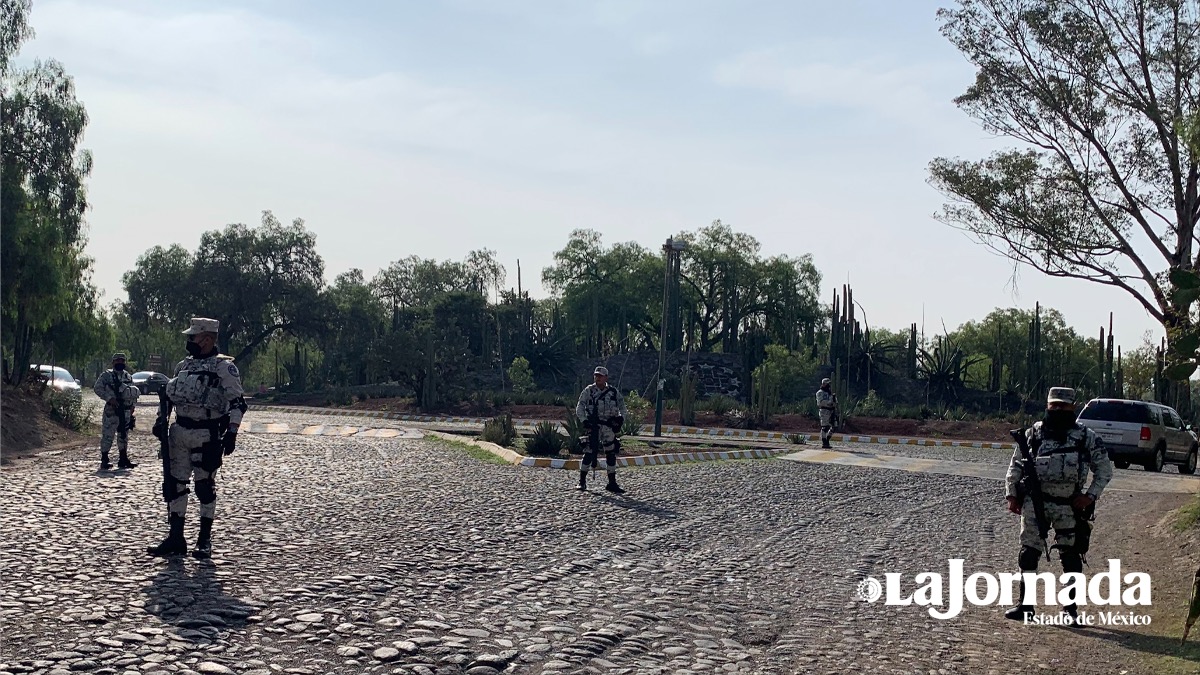 (VIDEO) Vigila Guardia Nacional la Zona Arqueológica de Teotihuacán