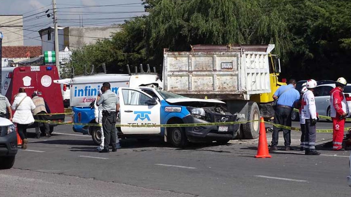 Chófer de Telmex muere en accidente vial en Zinacantepec