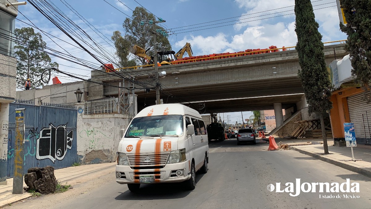 Los trabajos de modernización en la México-Pachuca no paran