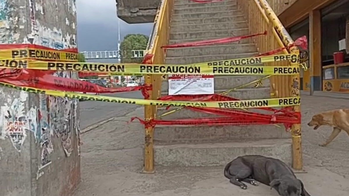 Cierran puente peatonal en tramo más transitado de la México-Cuautla