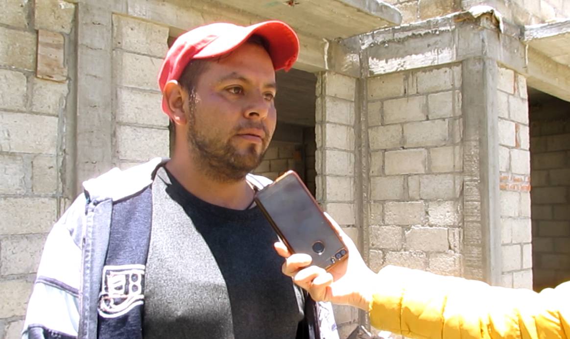 Maestros de obras sufren por crisis económica en Tenancingo