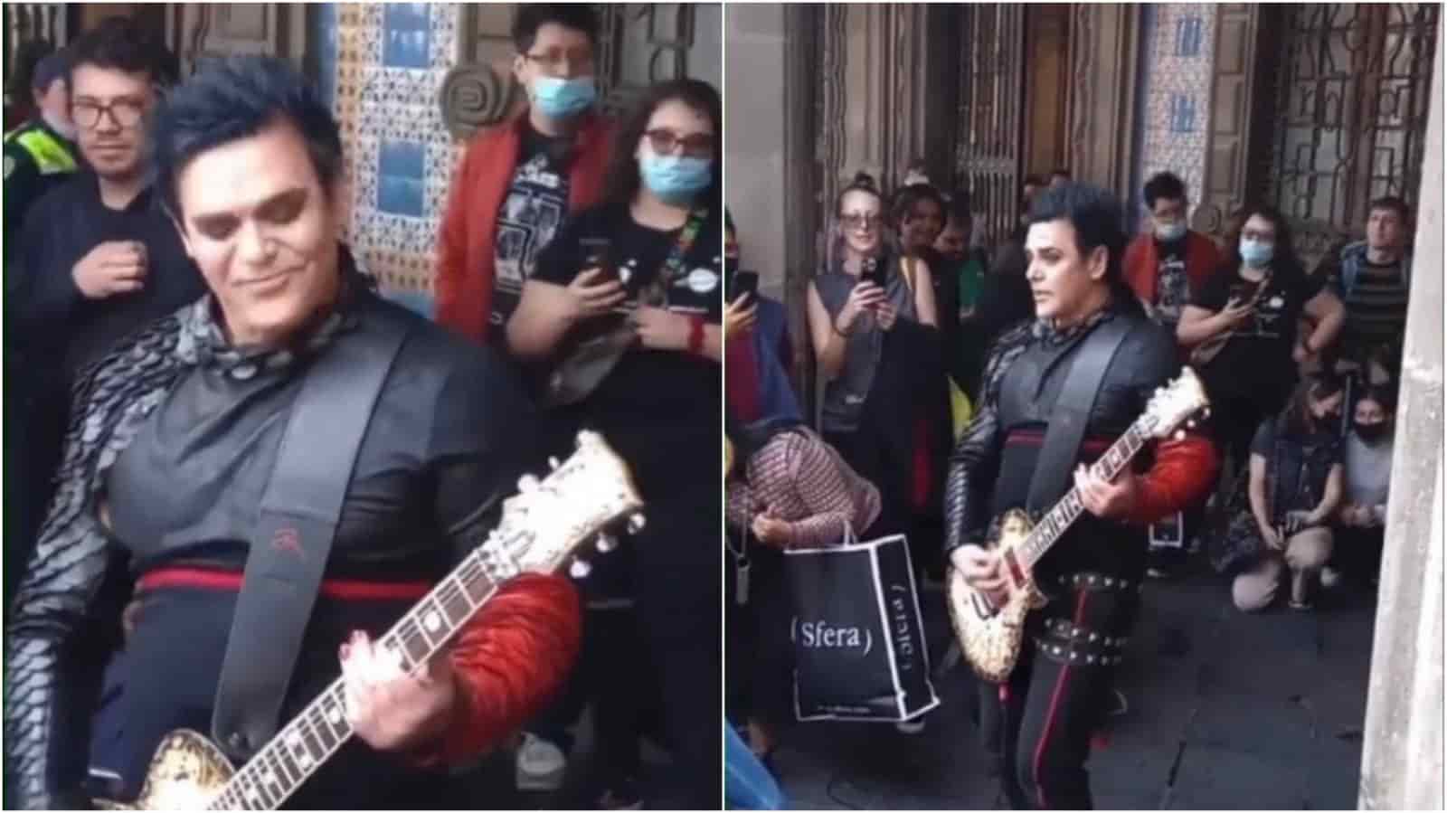 (VIDEO) Así tocó Richard Kruspe en el Zócalo de la CDMX