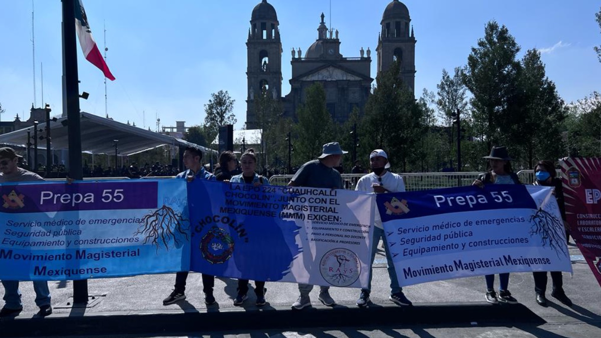 Docentes exigen reunión resolutiva con secretario de Educación estatal