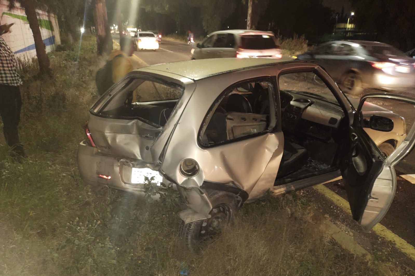 accidente sobre la Texcoco- Lechería