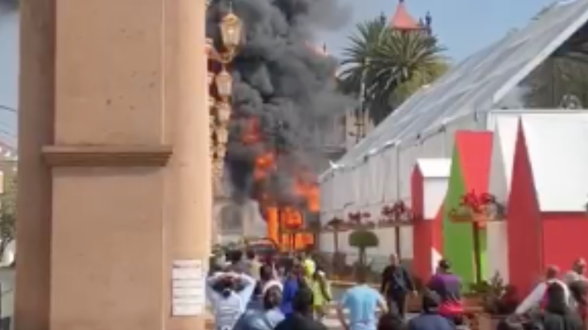 (VIDEO) Explosión causa un incendio en Tultitlán