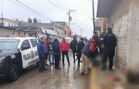 Dos hombres fueron baleados en calles de Ixtapaluca; uno murió en el lugar