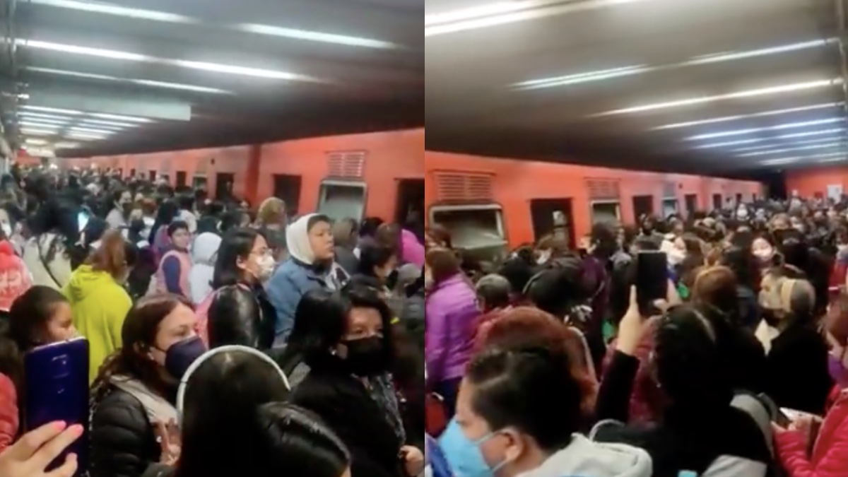 Usuarios reportan fallas en Linea 3 y 4 del metro de la CDMX