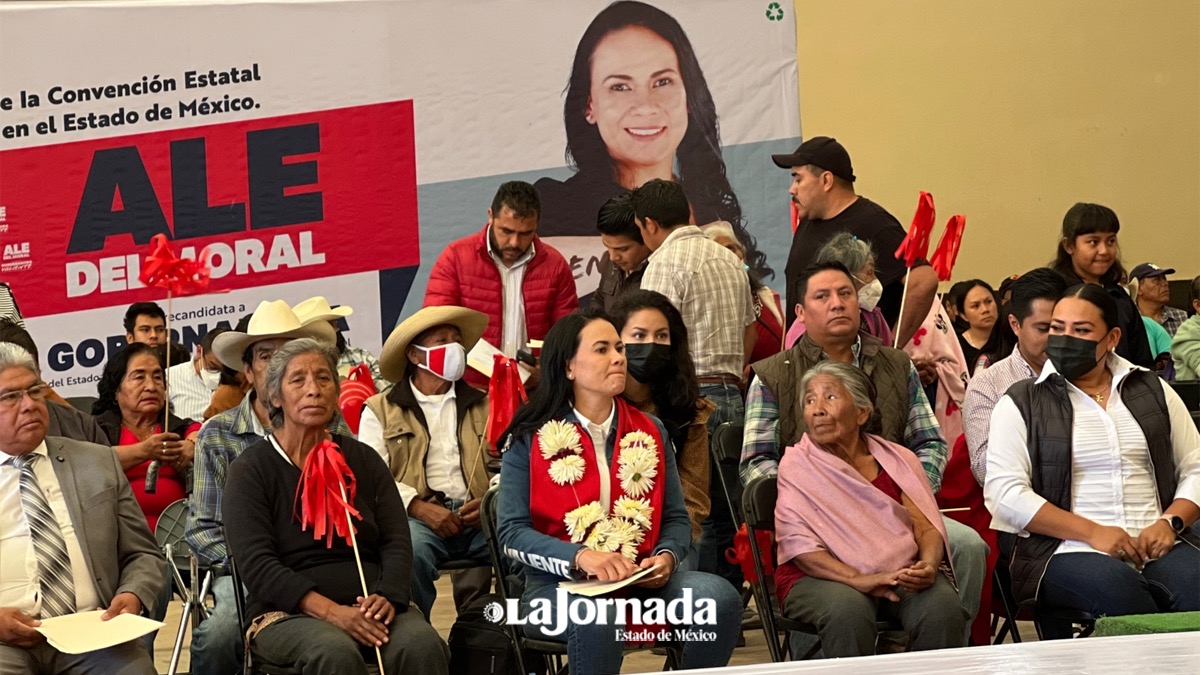 Alejandra del Moral afirma que alcanzará a su contendiente de Morena