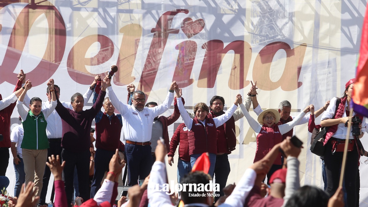 Delfina Gómez Álvarez arrancó su precampaña en la capital mexiquense