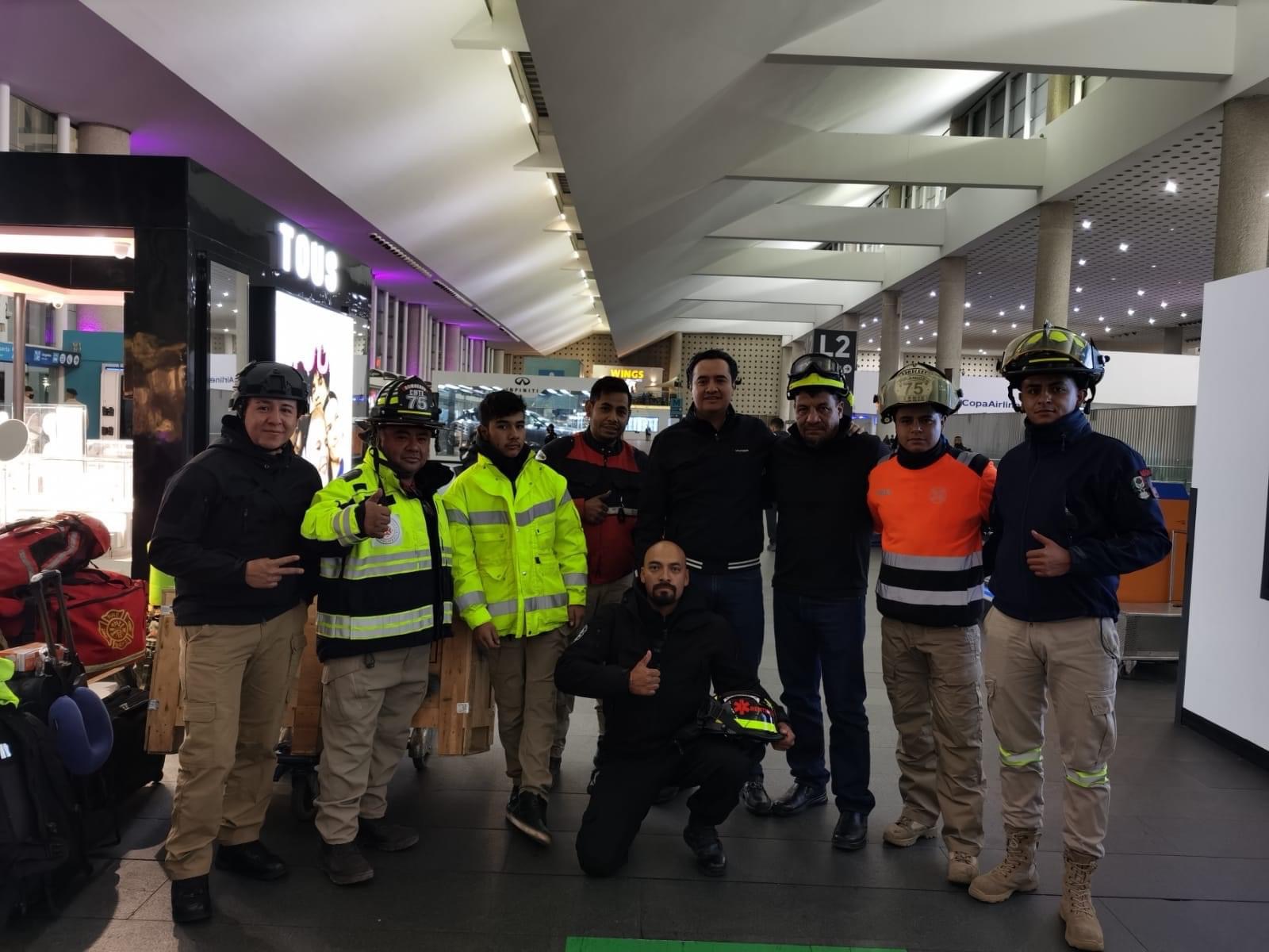 Bomberos voluntarios de San Martín de las Pirámides viajan a Turquía