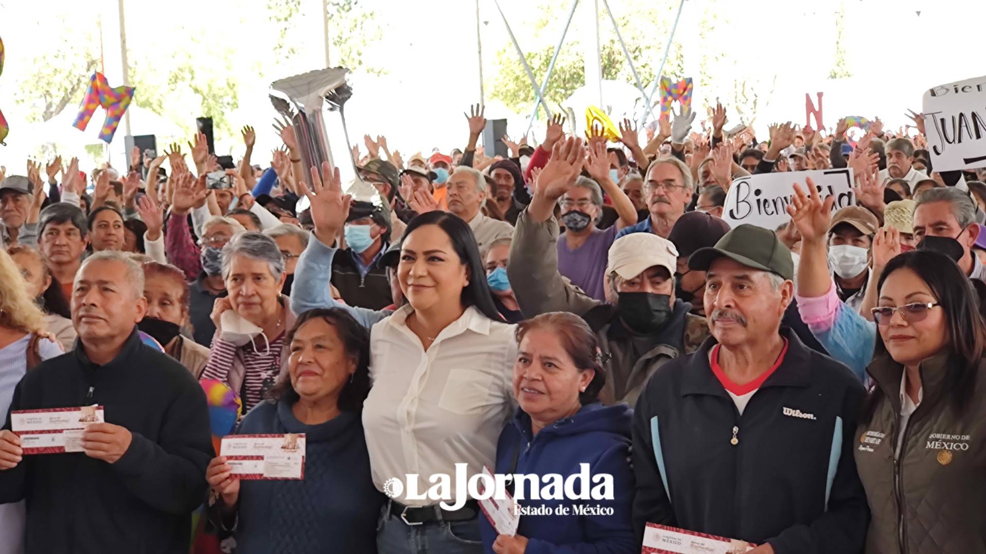 Continúa la entrega de tarjetas del Bienestar en Edomex