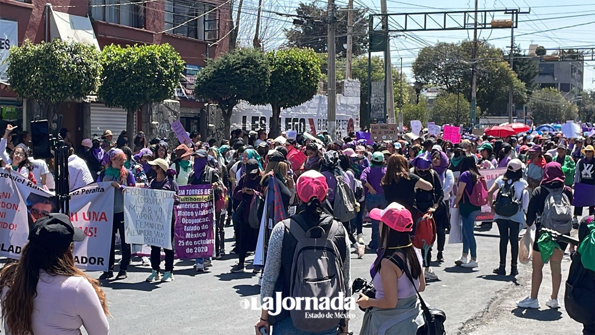 Marchas 8M Edomex: exigen frenar violencia contra mujeres en Naucalpan y Nicolás Romero