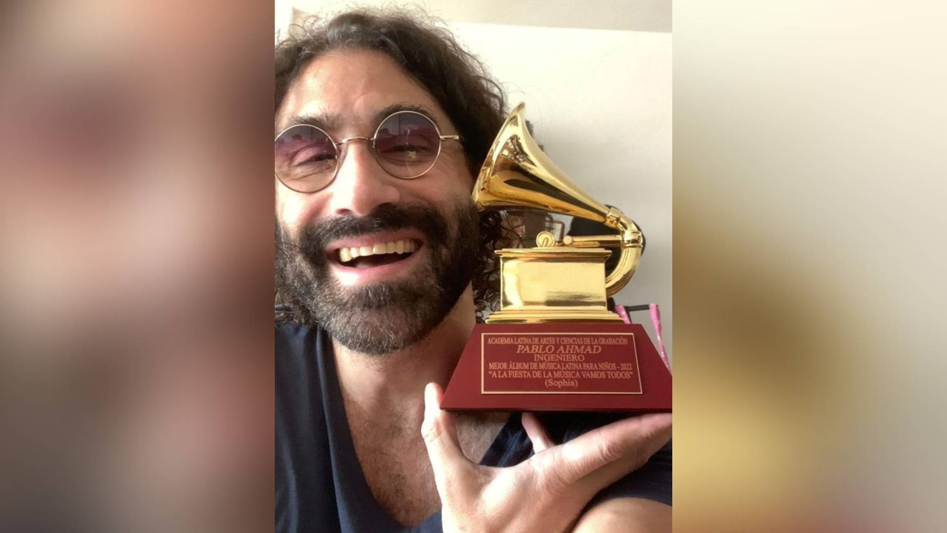 Pablo Ahmad, la experiencia de ganar un Grammy