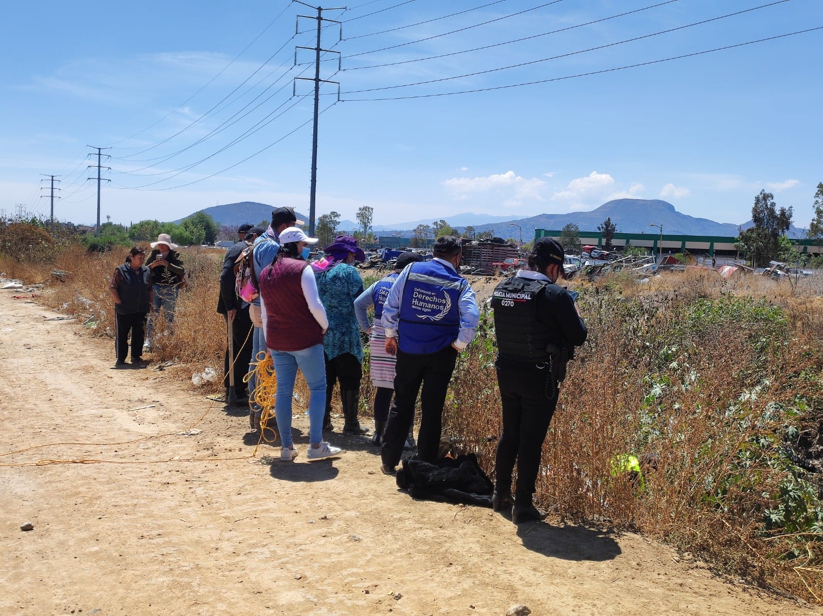 Realizan búsqueda de restos óseos en Chimalhuacán y Neza