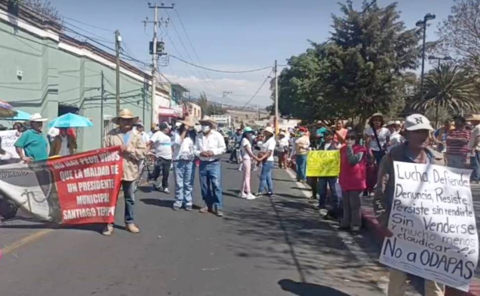 Habitantes rechazan la creación de un ODAPAS en Tenango del Aire