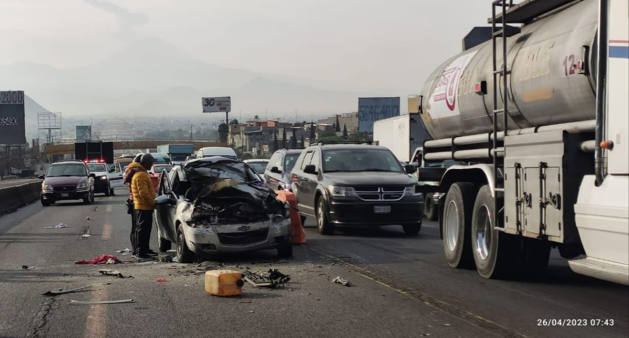 Un fallecido, tras accidente en la México-Puebla