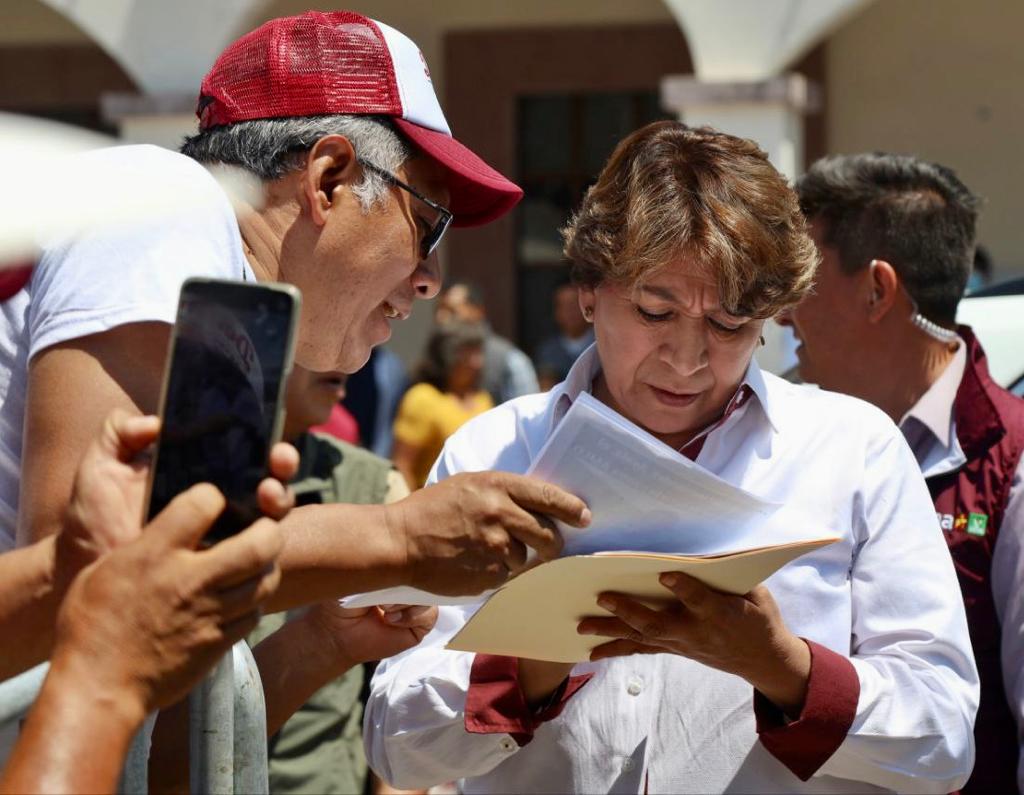 Delfina Gómez propone corregir el desabasto de agua