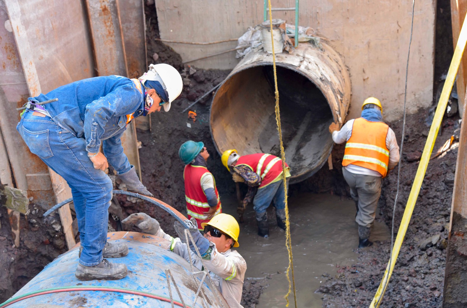 Informa CAEM la conclusión de trabajos en infraestructura hidráulica