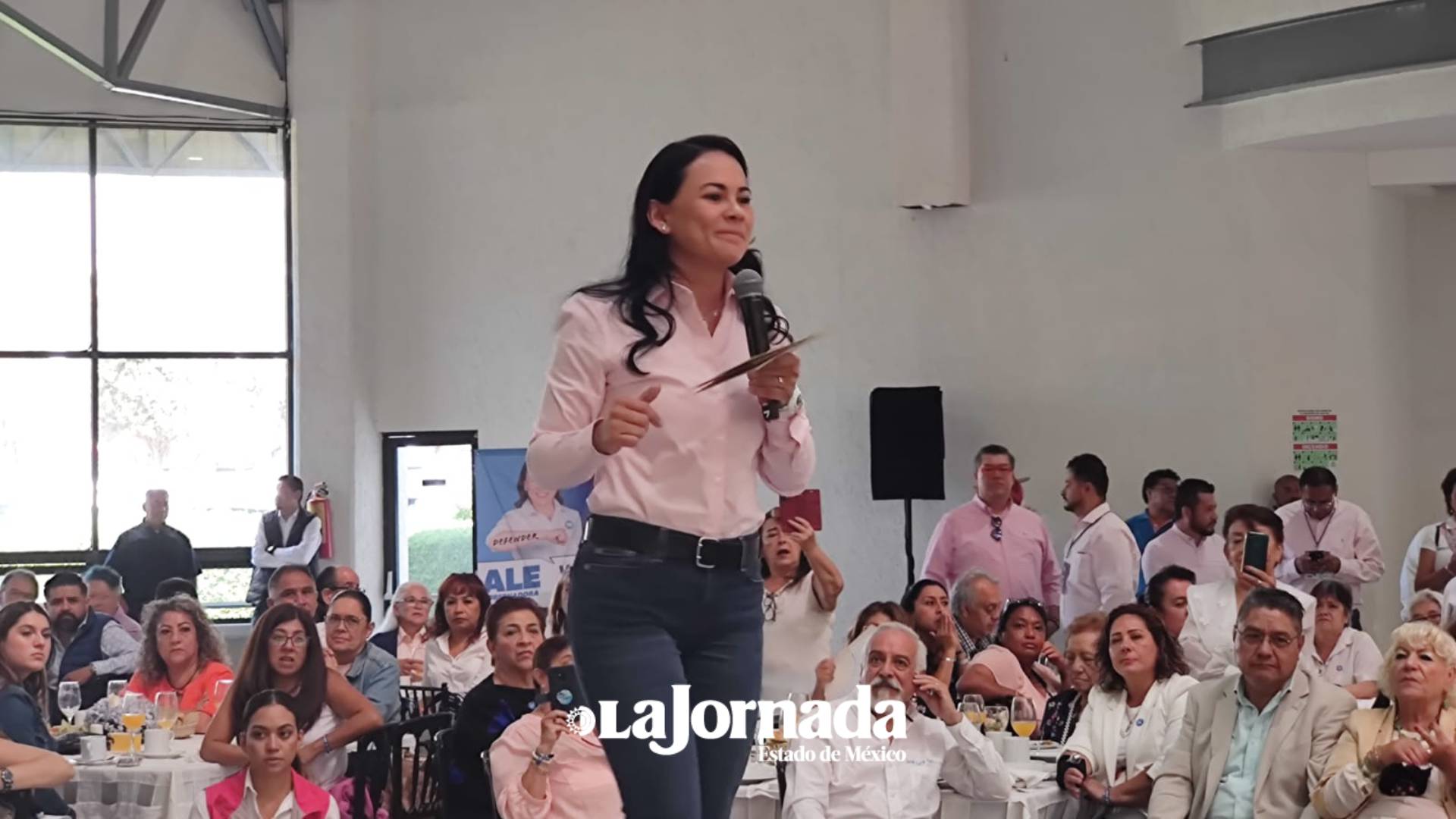 Alejandra del Moral afirmó que le han dicho que no cuenta con el apoyo del gobernador